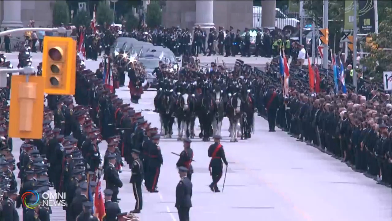 殉職多市警員舉殯 同袍莊嚴送別 -- Jul 12, 2021 (ON)