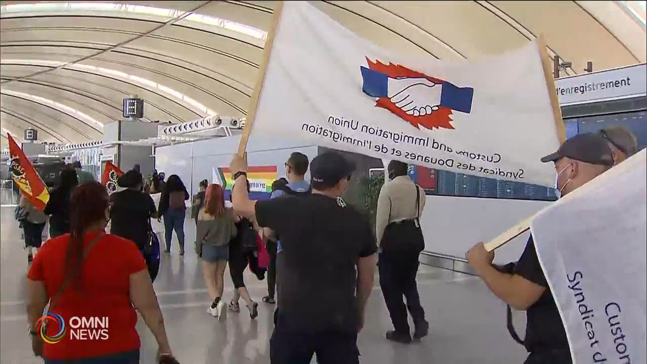 邊境服務局人員可能明早開始罷工 -- Aug 05, 2021 (ON)