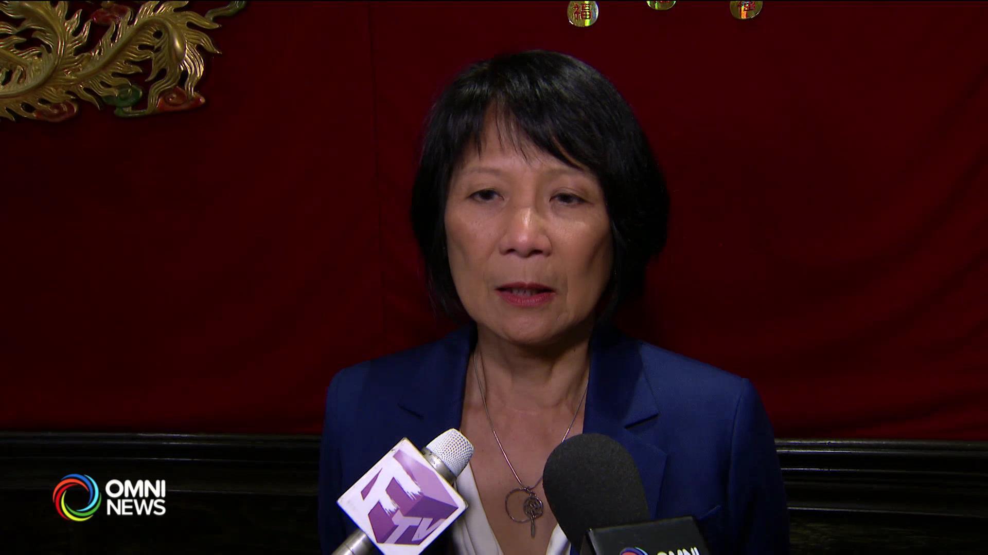 多伦多市长邹至蕙会見中文媒体