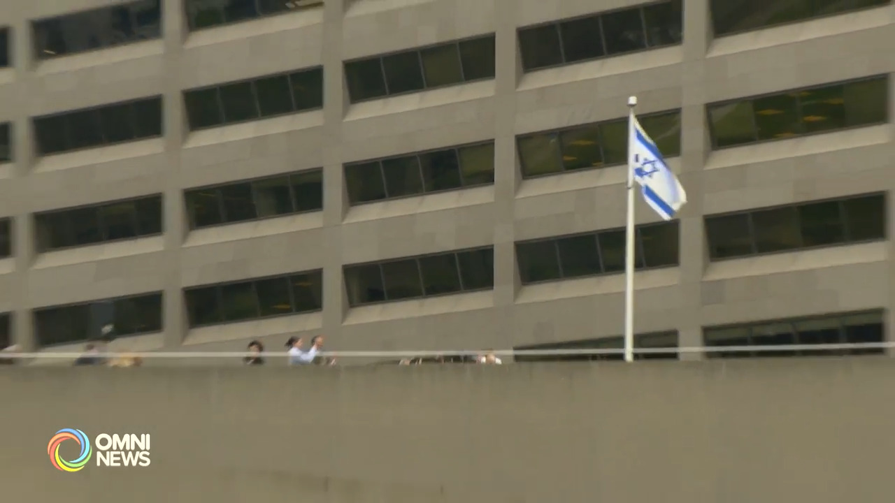 多伦多市府升以色列国旗引发抗议