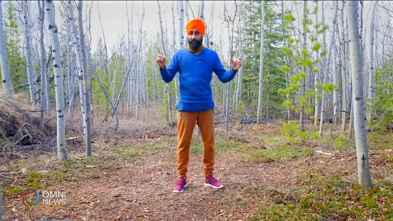 Gurdeep Singh Pandher performed on Canada day