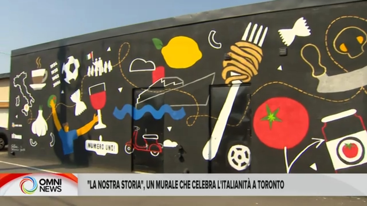 La nostra storia, un nuovo murale che colora la città di Toronto celebrandone l’italianità