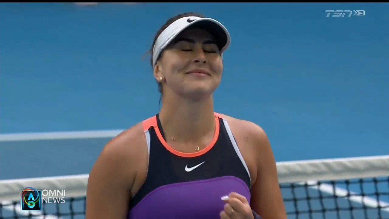 15個月來首次作賽  Bianca澳網晉級 -- Feb 08, 2021 (ON)