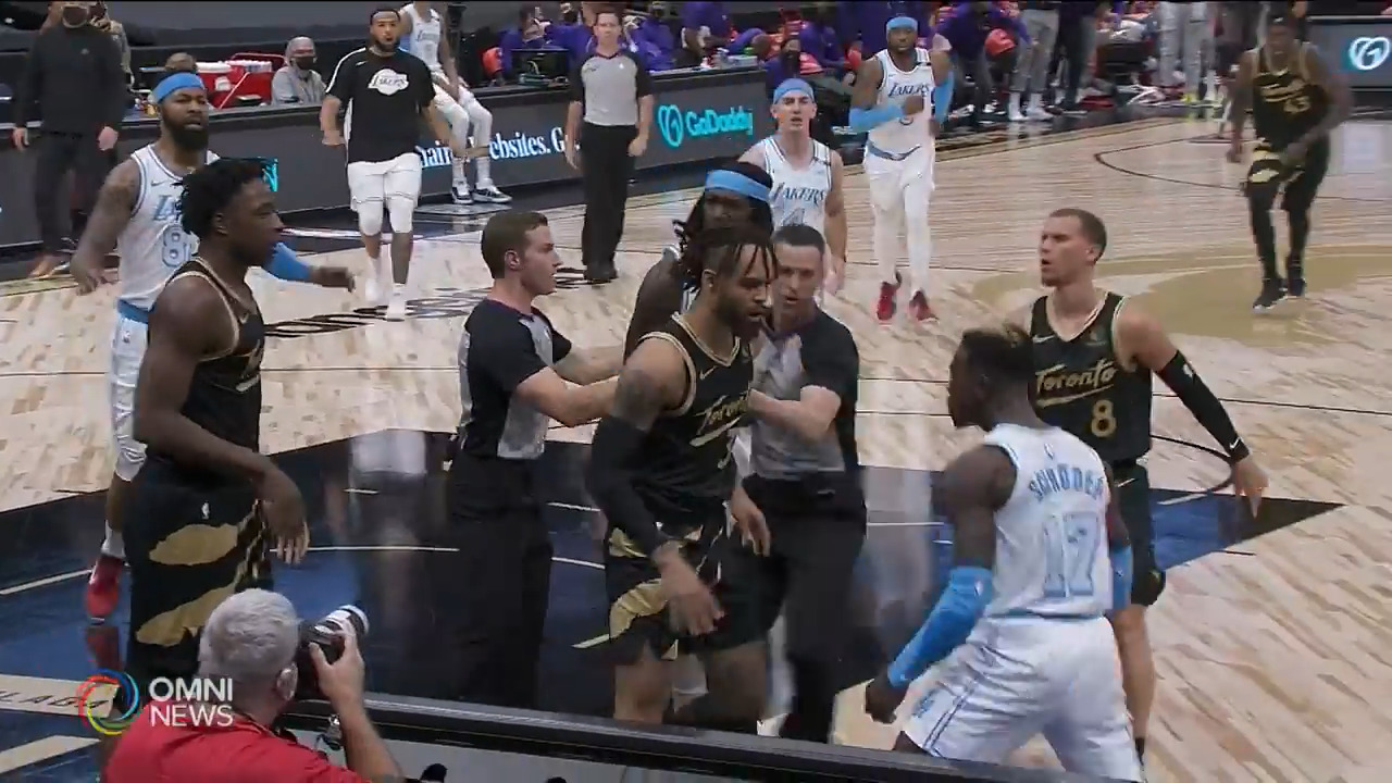 多倫多猛龍不敵西岸強敵洛杉磯湖人 -- Apr 07, 2021(ON)