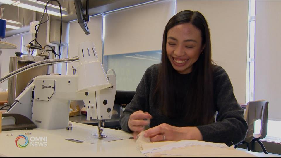 Filipina Canadian fashion student,...