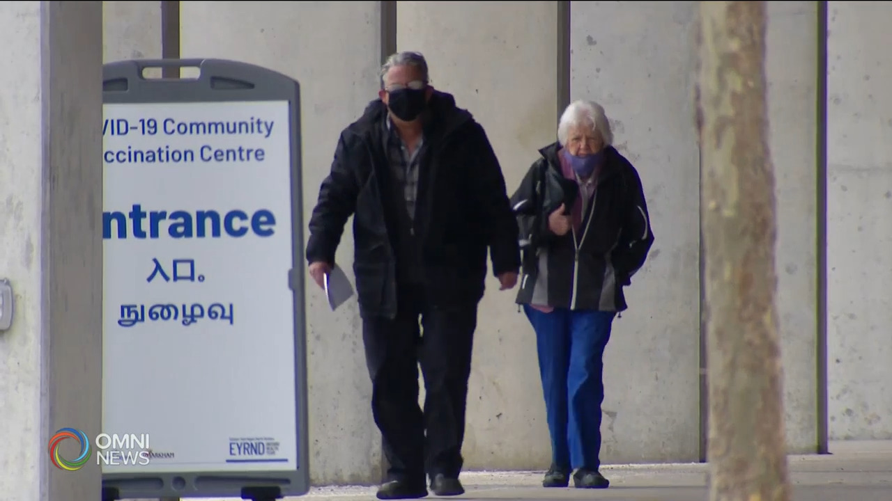 70岁以上约克区居民可预约接种疫苗－ Mar 23, 2021