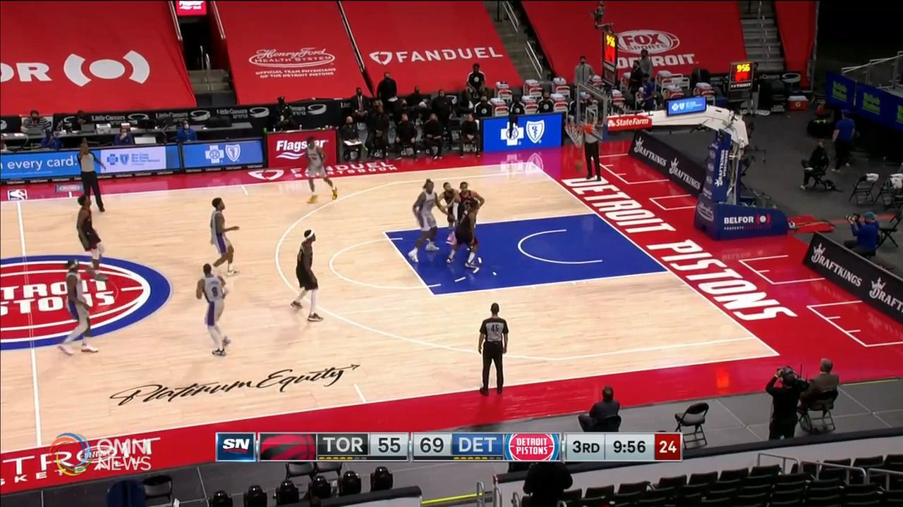 多倫多猛龍不敵東區榜末底特律活塞 -- Mar 30, 2021