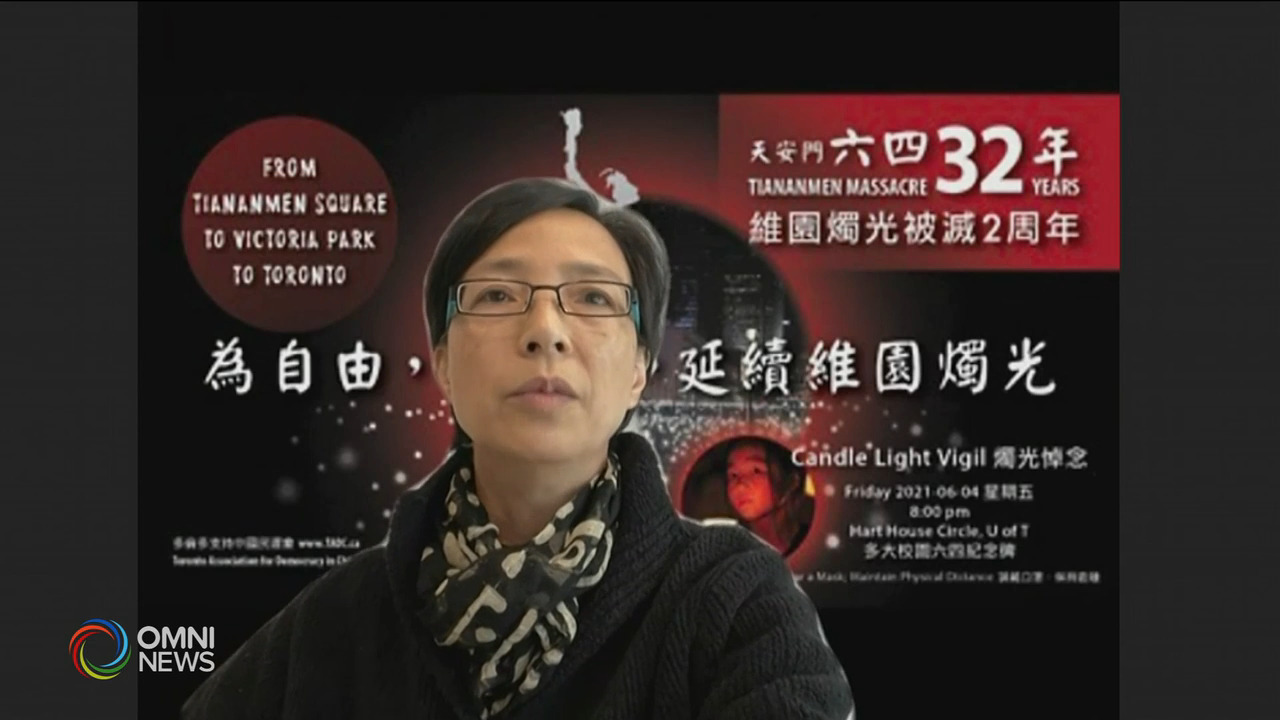 多倫多辦活動悼念六四32週年  -- Jun 03, 2021 (ON)