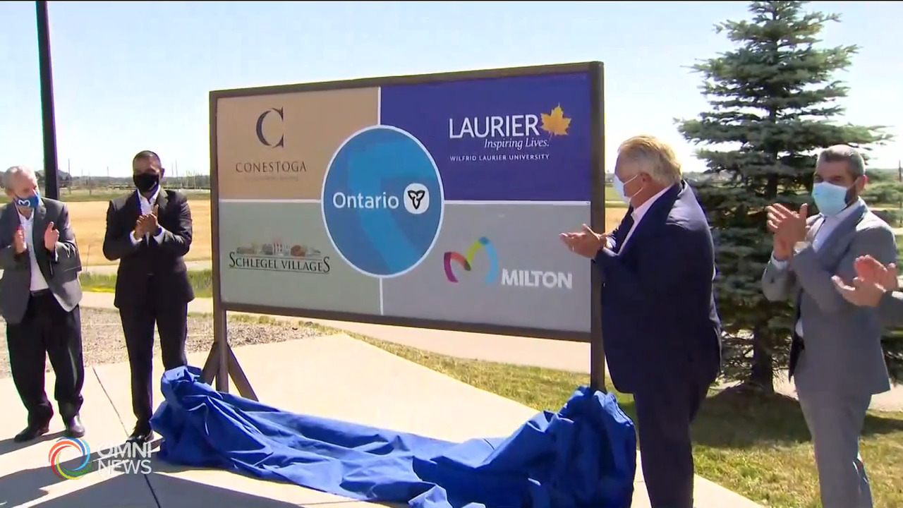 米爾頓市興建大學聯合校舍 -- Jun 17, 2021 (ON)