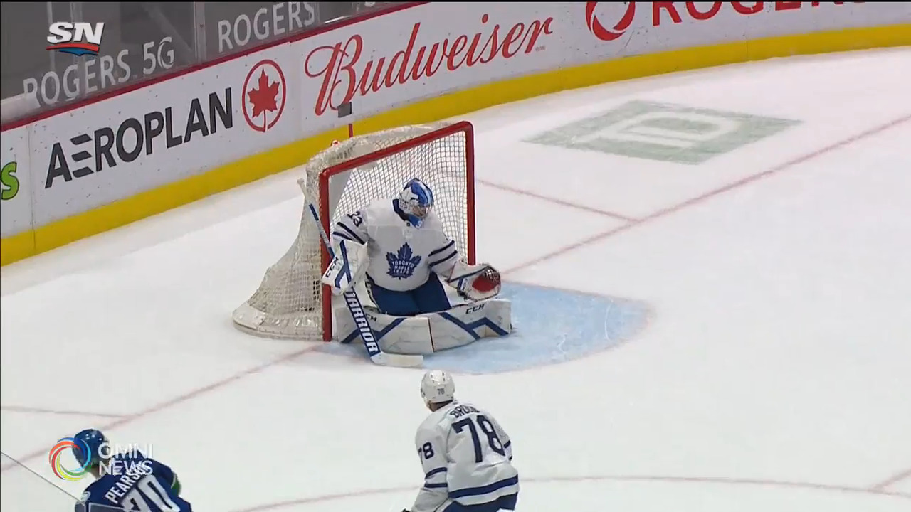 多倫多楓葉再次不敵溫哥華Canucks -- Apr 21, 2021 (ON)
