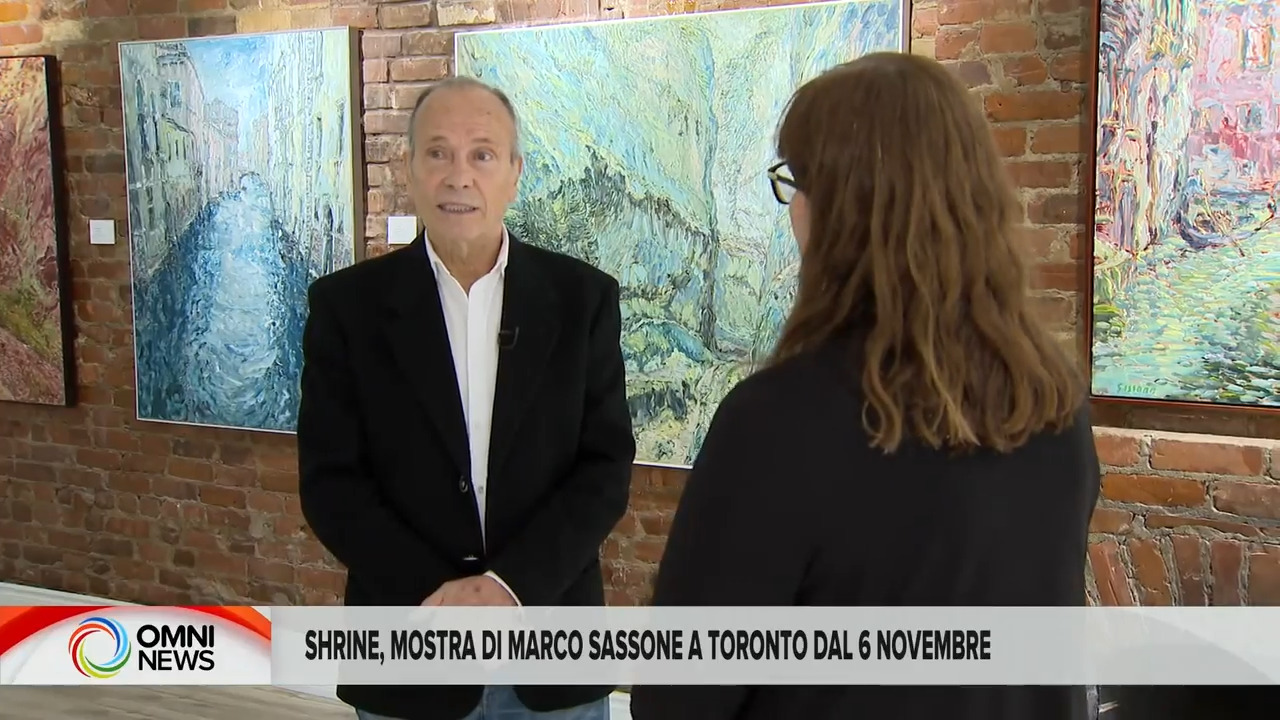 Toronto, in mostra 'Shrine" del pittore Marco Sassone 