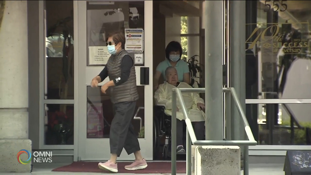 長期護理中心週五進一步放寬防疫限制 -- Jul 14, 2021 (ON)