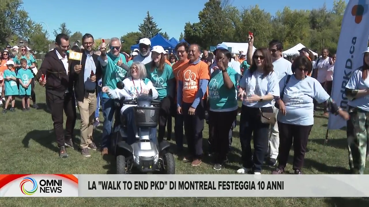 La “Walk to END PKD" di Montreal festeggia dieci anni