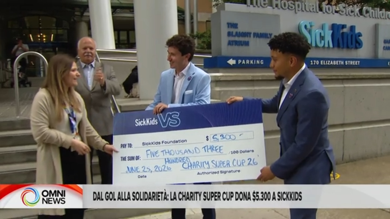 Charity Super Cup: sport e solidarietà per i bambini di SickKids