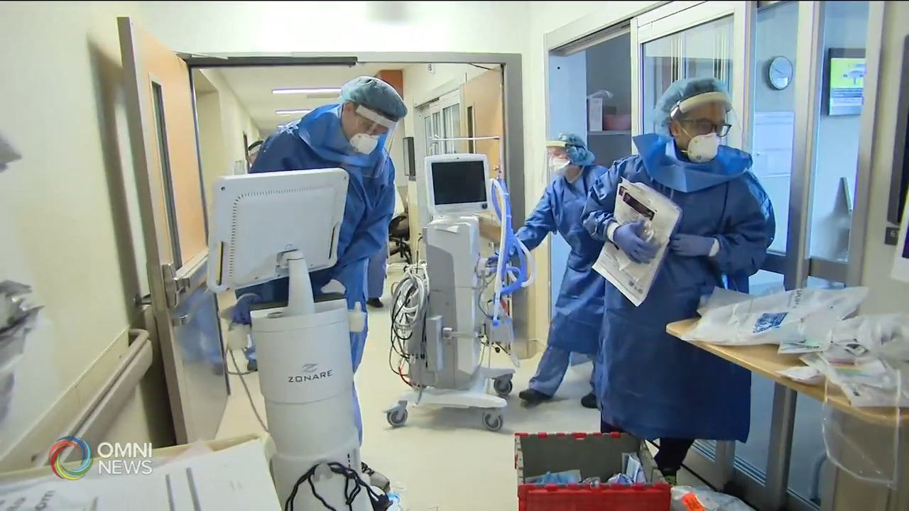 大多倫多地區醫療系統不勝負荷 -- Apr 14, 2021 (ON)