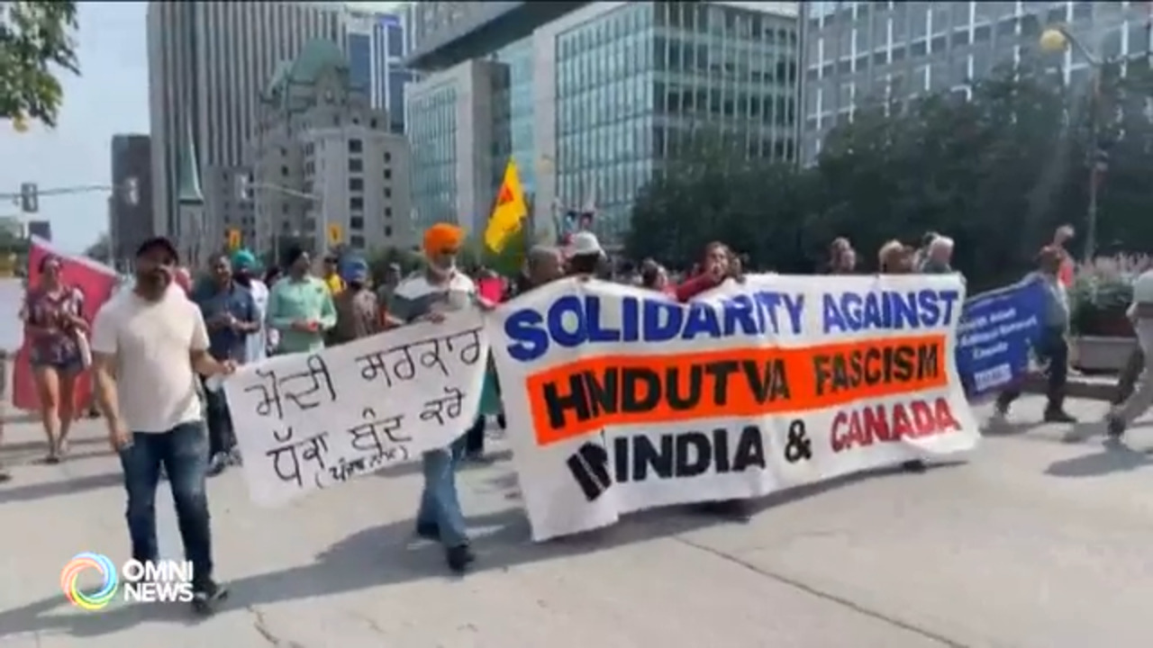 Protest in Ottawa as violence against minorities in India grows