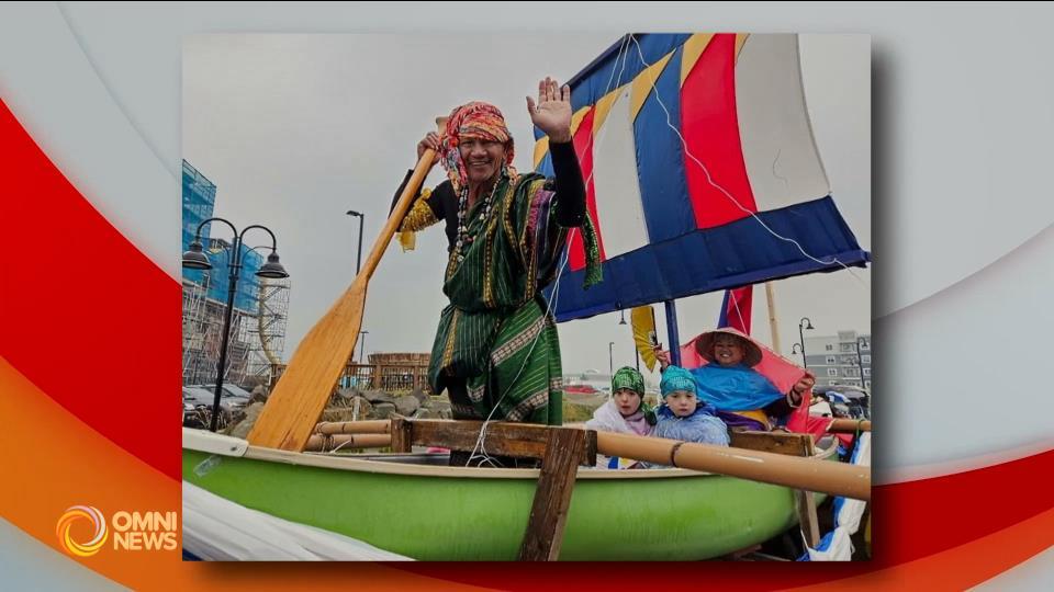 Filipino parade float, champion sa labour day parade sa Cochrane, Alberta