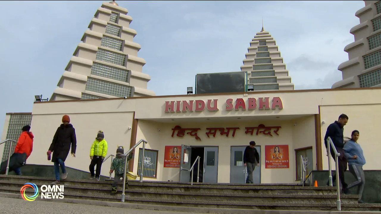 Spreading health awareness at Brampton Hindu Sabha Mandir - OMNI