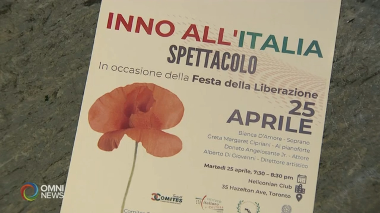Il 25 aprile celebrato a Toronto