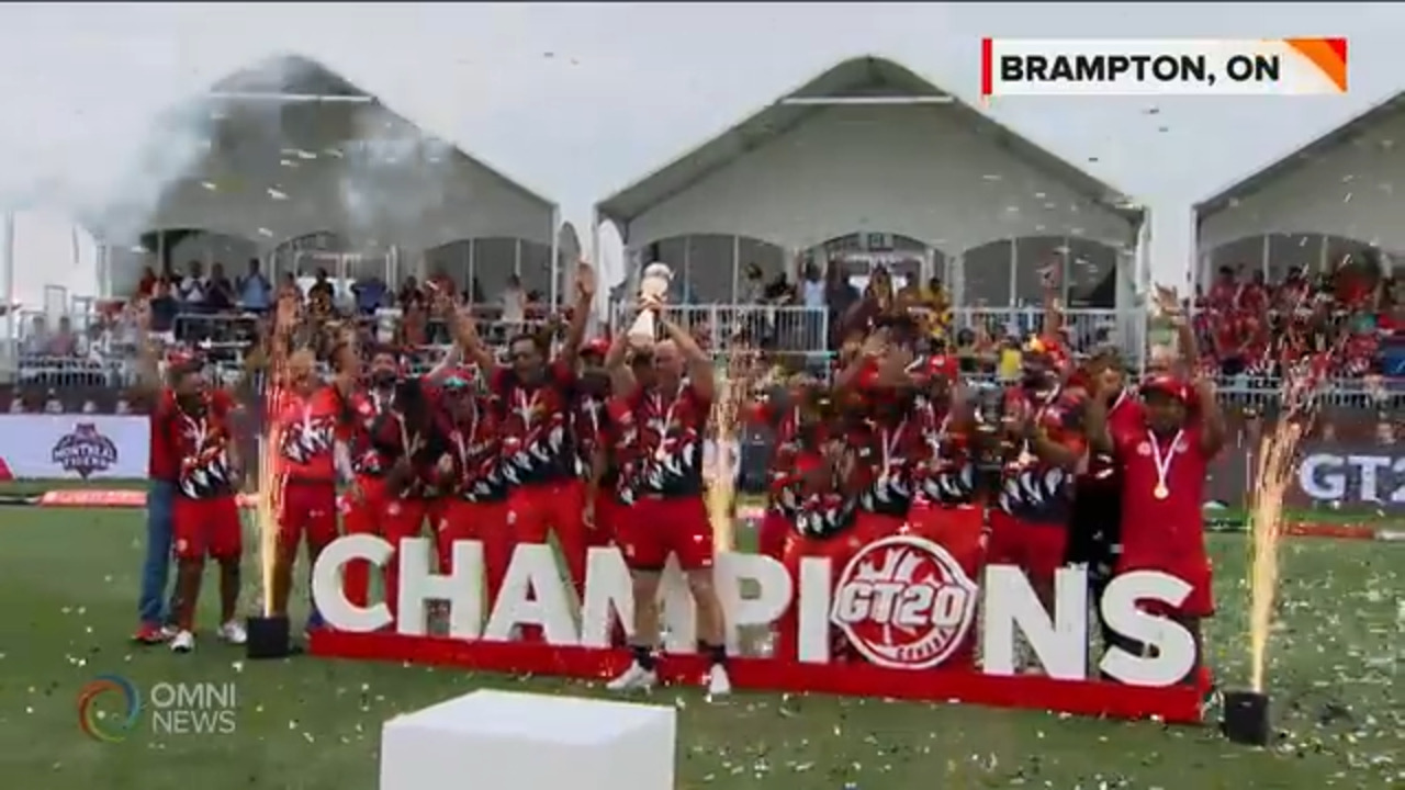 Montreal Tigers win at GT20 cricket tournament