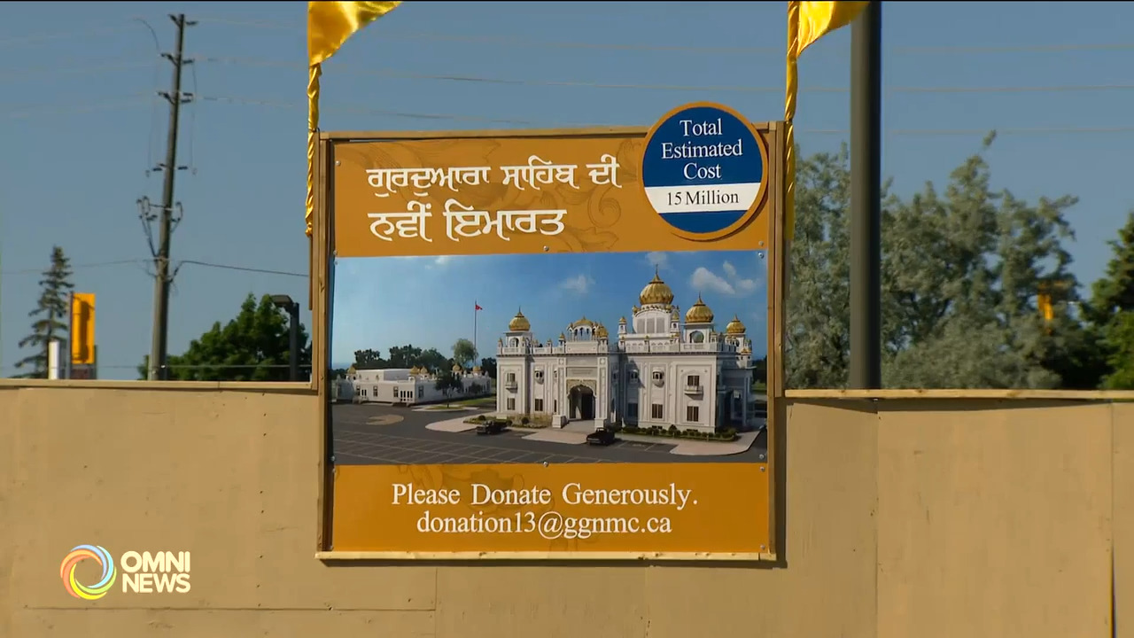 New building will be constructed by Gurdwara Guru Nanak Mission Centre Brampton