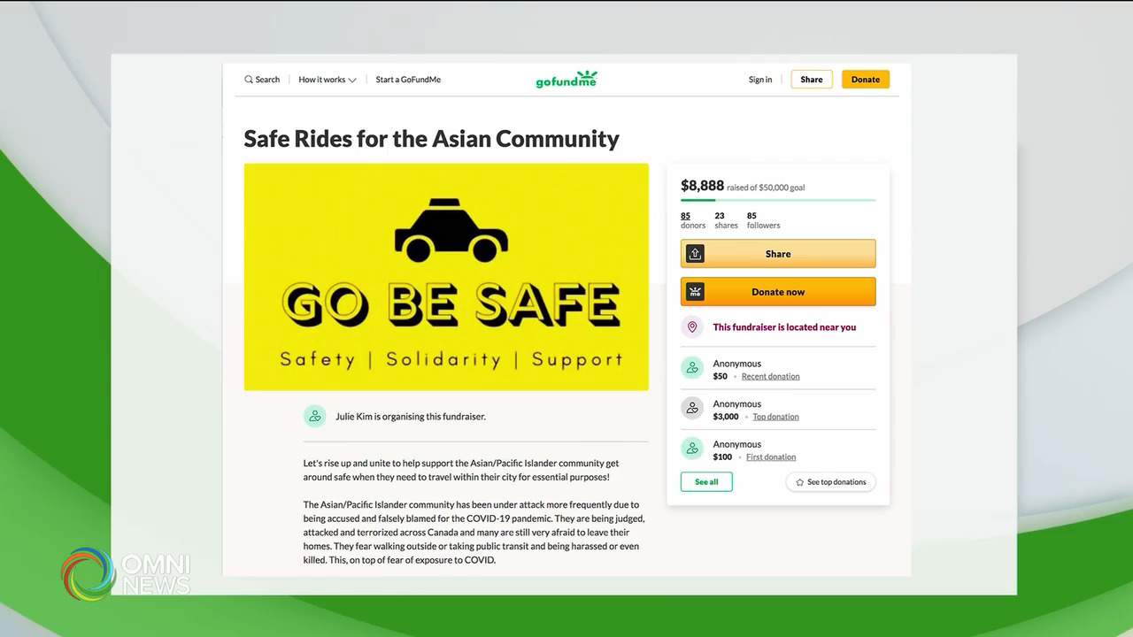 Go be Safe 網上捐款有積極回應 -- May 27, 2021 (ON)