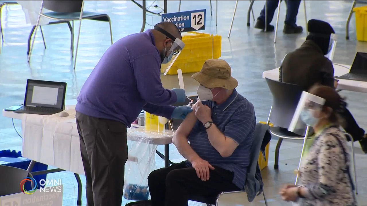 安省成年省民疫苗接种率将突破6成5 － May 27, 2021