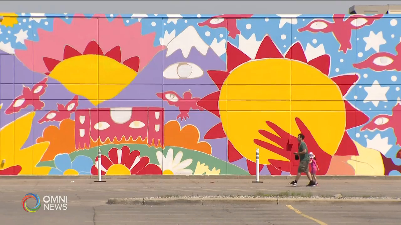 藝術走廊壁畫 旺市地鐵總站旁展出 -- Jun 23, 2021 (ON)