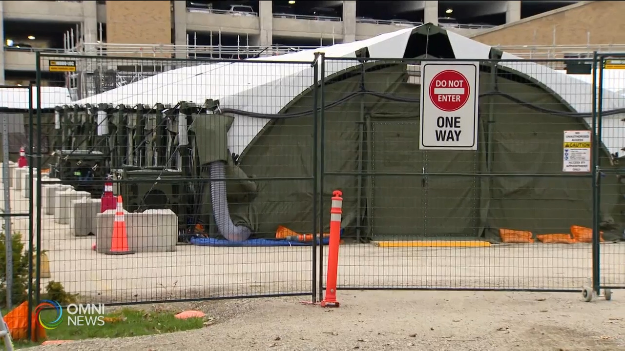 新宁医院停车场临时病房将接收病人－ Apr 15, 2021