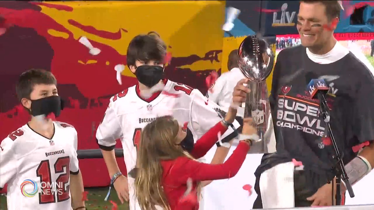 超級碗坦帕灣海盜大勝衛冕堪薩斯酋長 -- Feb 08, 2021 (ON)