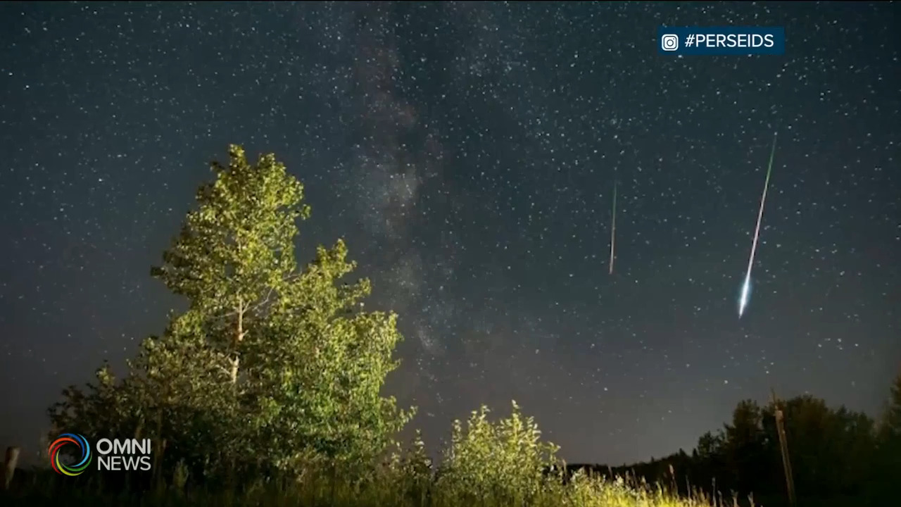 觀賞流星雨的高峰期 -- Aug 13, 2021 (ON)