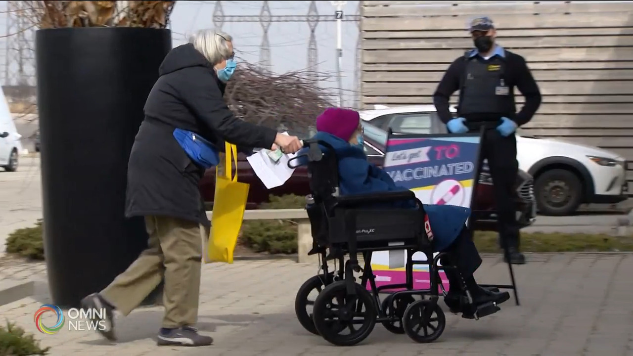 多市推出疫苗接種交通補助計劃 -- Mar 24, 2021 (ON)