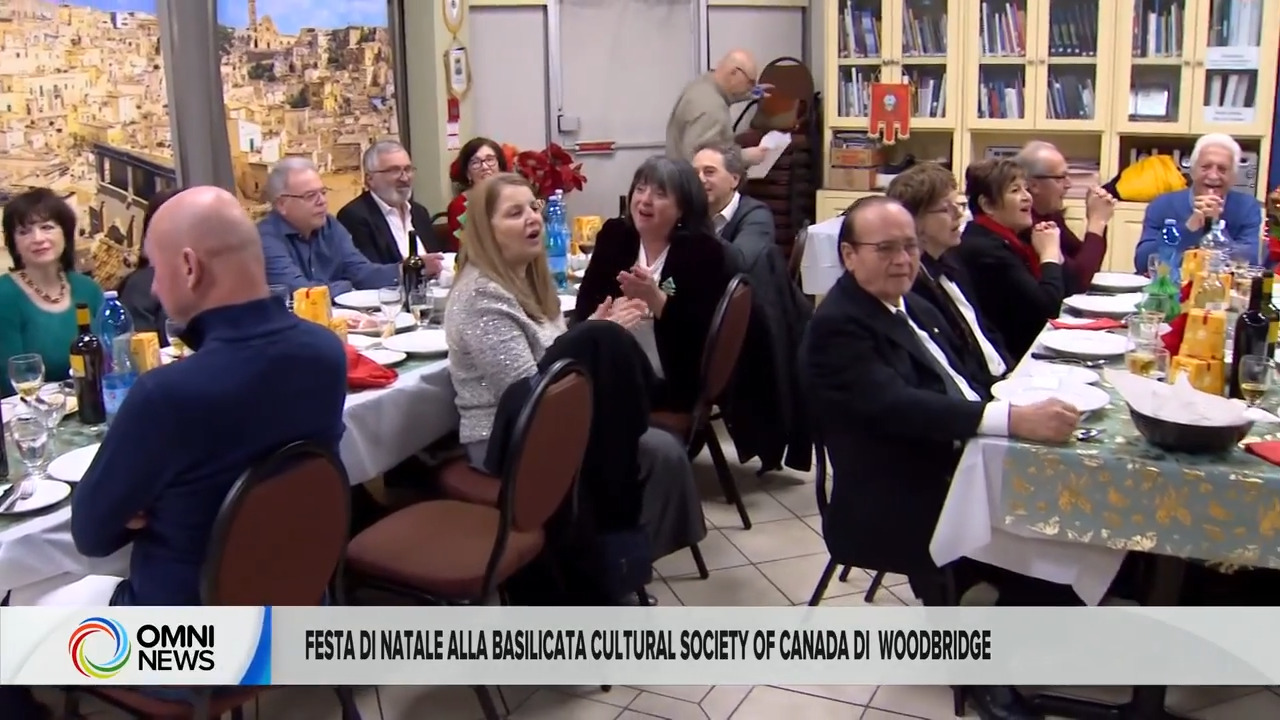 Festa di Natale alla Basilicata Cultural Society Of Canada di Vaughan