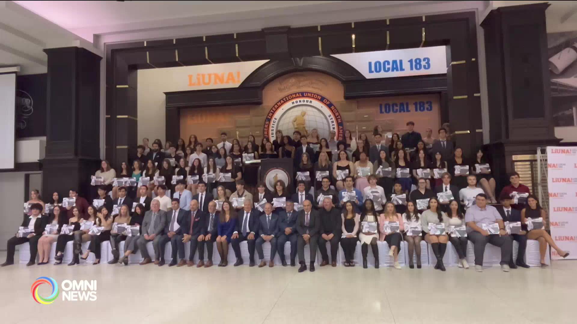 LiUNA Local 183 delivers 119 scholarships 