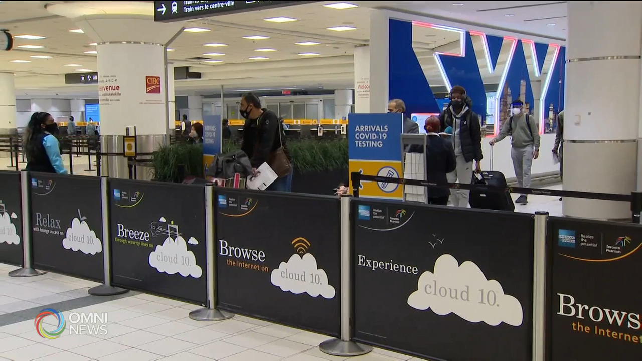 建議國內航班旅客亦要接受病毒檢測 -- Apr 27, 2021 (ON)