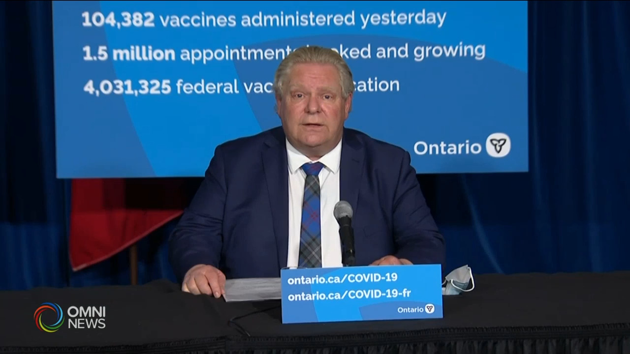 安省再次进入紧急状态並实施居家令 － Apr 07, 2021