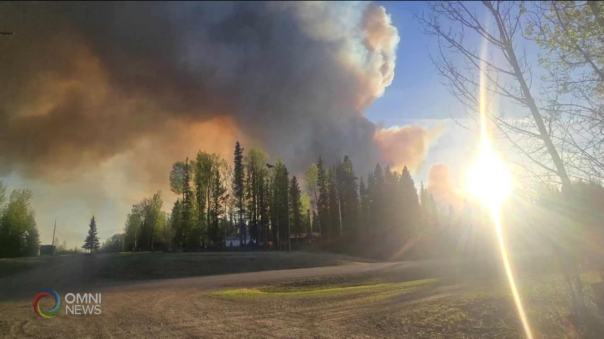 Wildfire sa northern B.C., mga residente lumikas