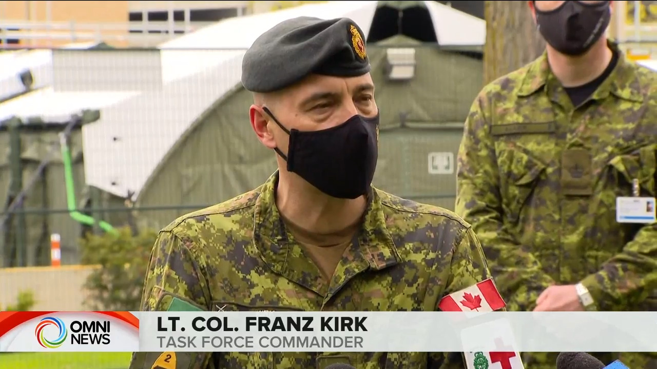 CAF provide COVID-19 support at Sunnybrook