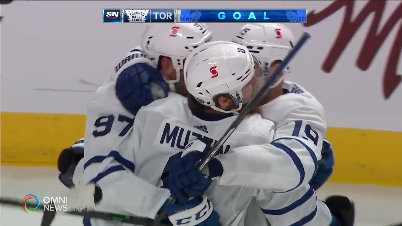 多倫多楓葉隊尚欠一場可晉級 -- May 26, 2021 (ON)