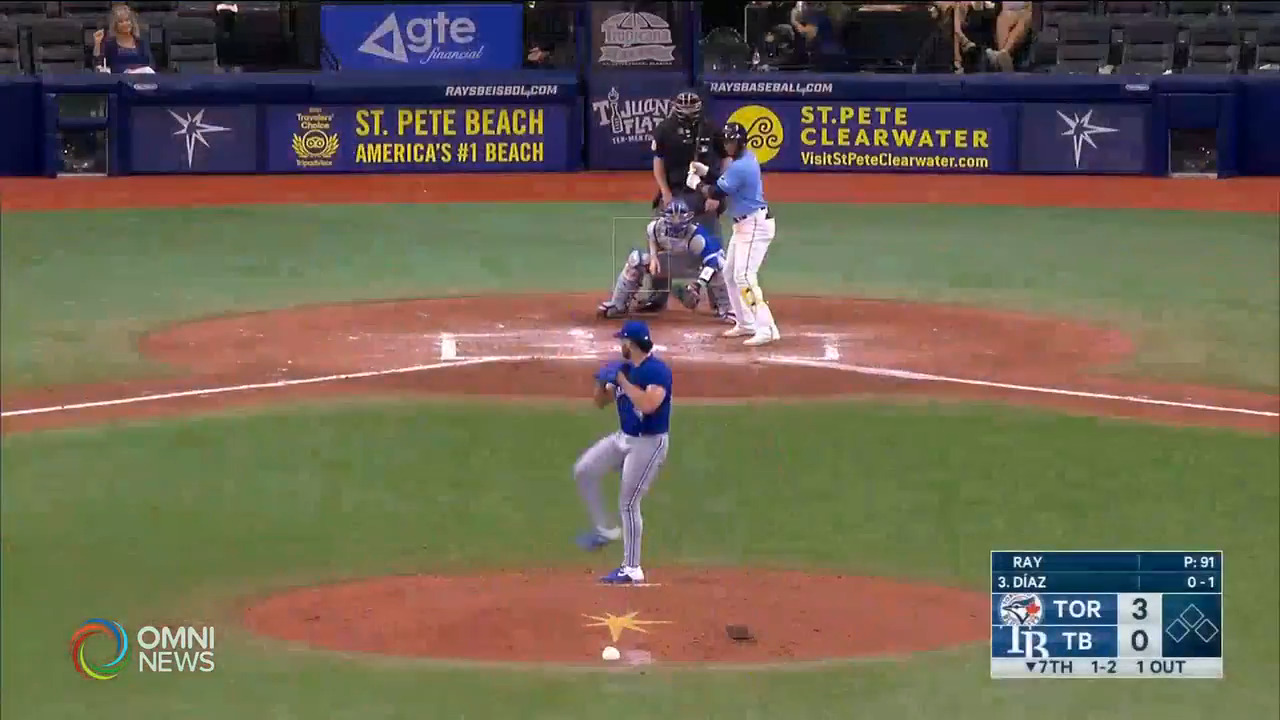 藍鳥擊敗坦帕灣光芒追回一場 -- Jul 12, 2021 (ON)