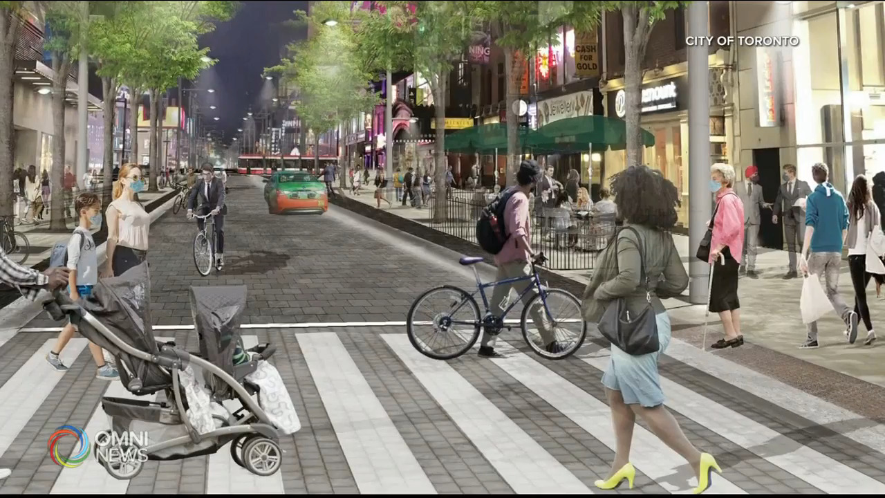 Yonge街行人優先路段改造計劃獲批准 -- Feb 04, 2021 (ON)
