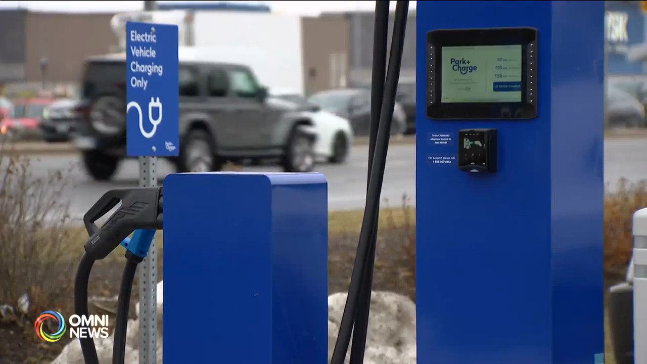 高速公路休息站安裝電動汽車充電器