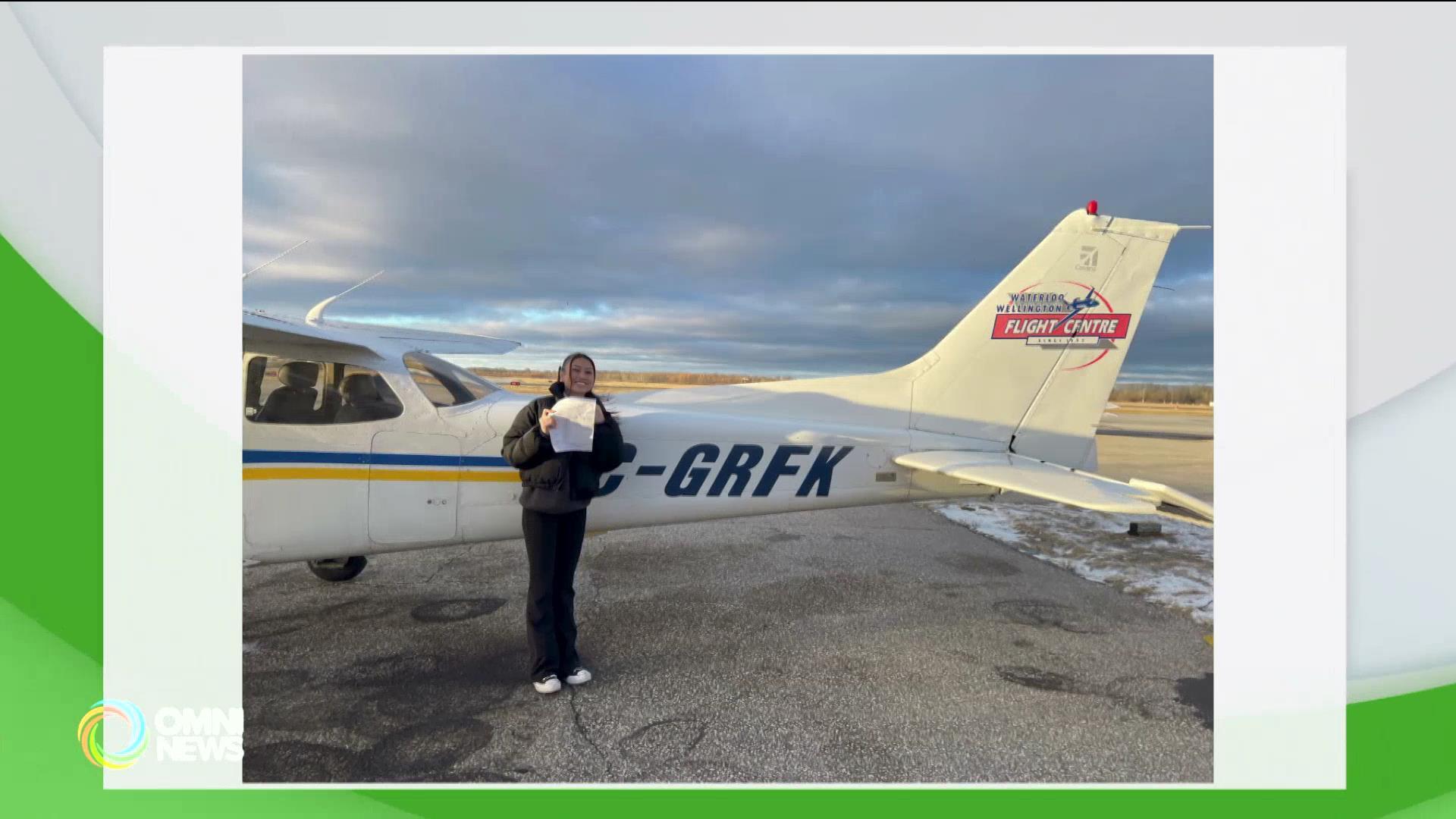 Filipina Canadian isa nang licensed commercial pilot ng Canada