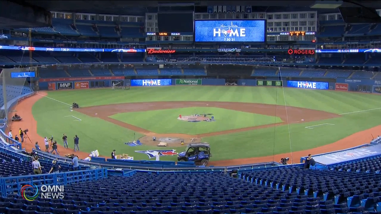 藍鳥週五首戰 Rogers Centre防疫要求嚴格 -- Jul 29, 2021 (ON)