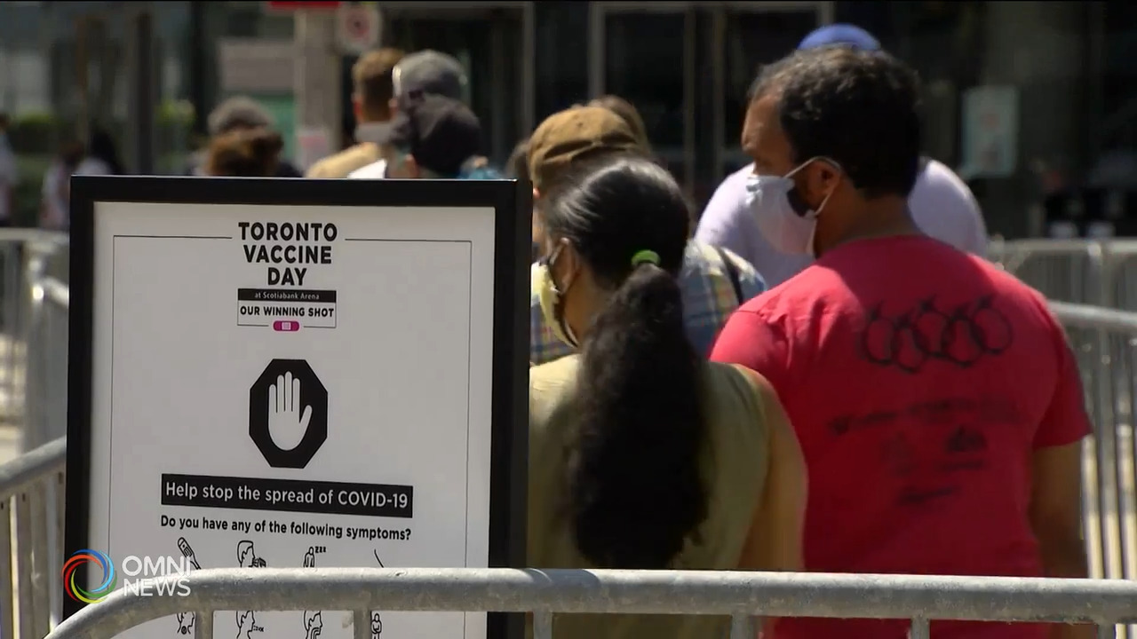安省成年人可开始预约第2剂疫苗 － Jun 28, 2021