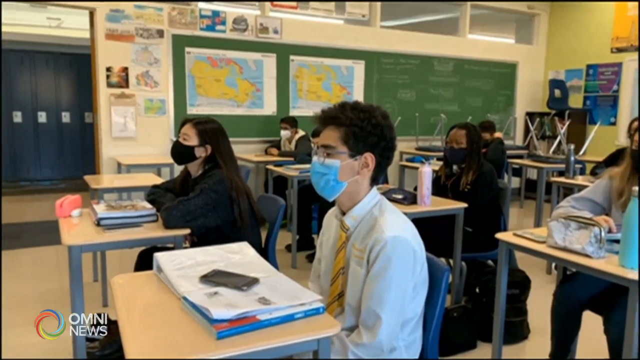 多倫多教育局要求全部學生必須戴口罩 -- Aug 05, 2021 (ON)