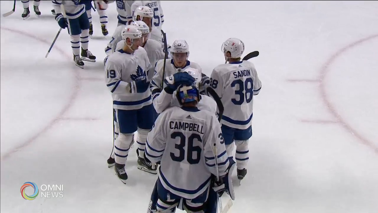 多伦多枫叶队连续5年闯进季後赛 － Apr 29, 2021