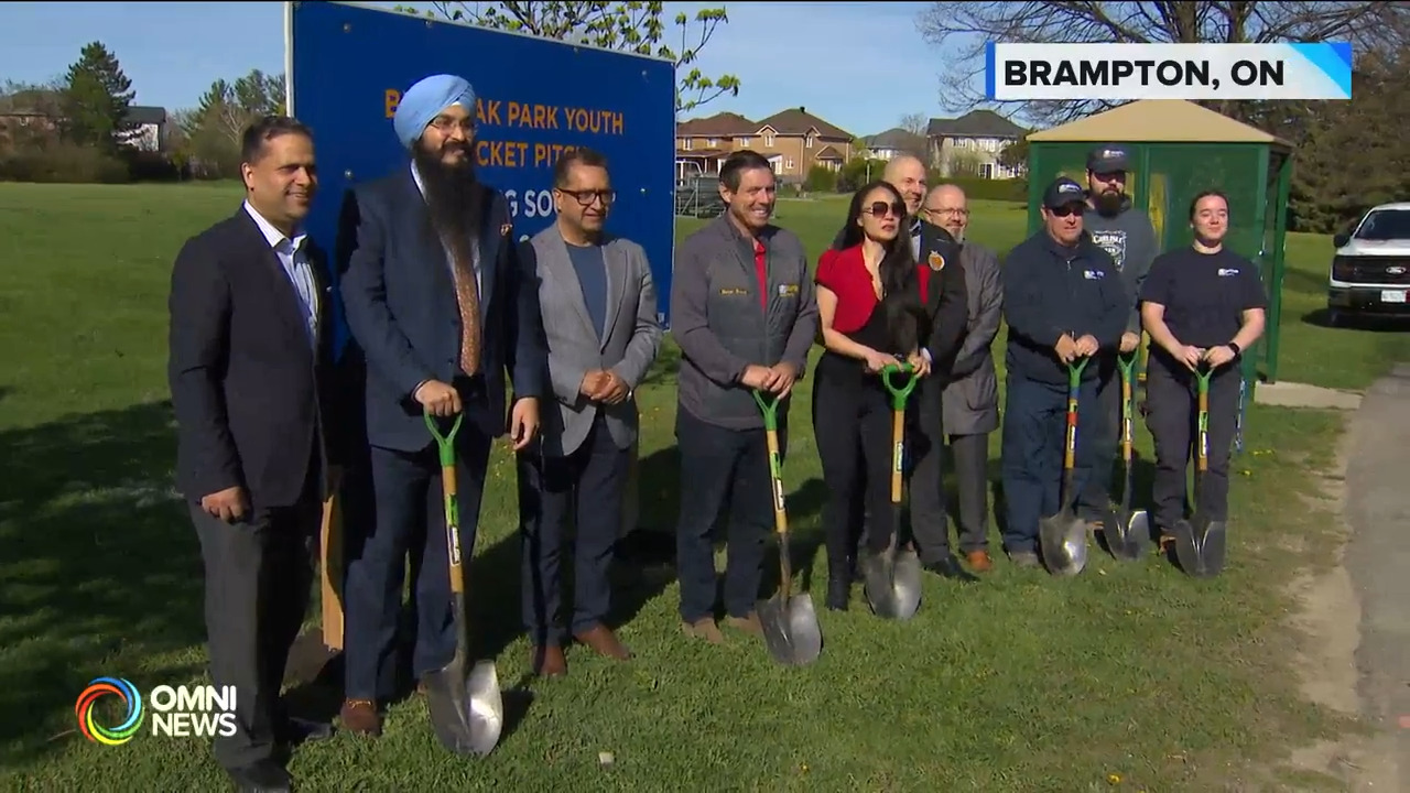 Construction begins for Brampton's first cricket pitch