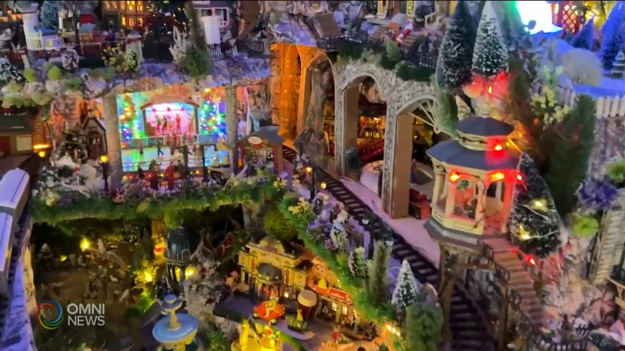 Dream Christmas village ng isang Pinoy, natupad sa Canada