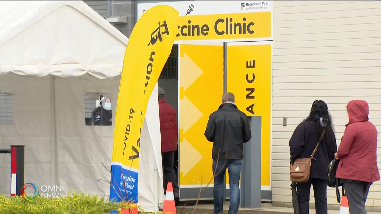 皮爾區一半成年人已接種一劑疫苗 -- May 12, 2021 (ON)